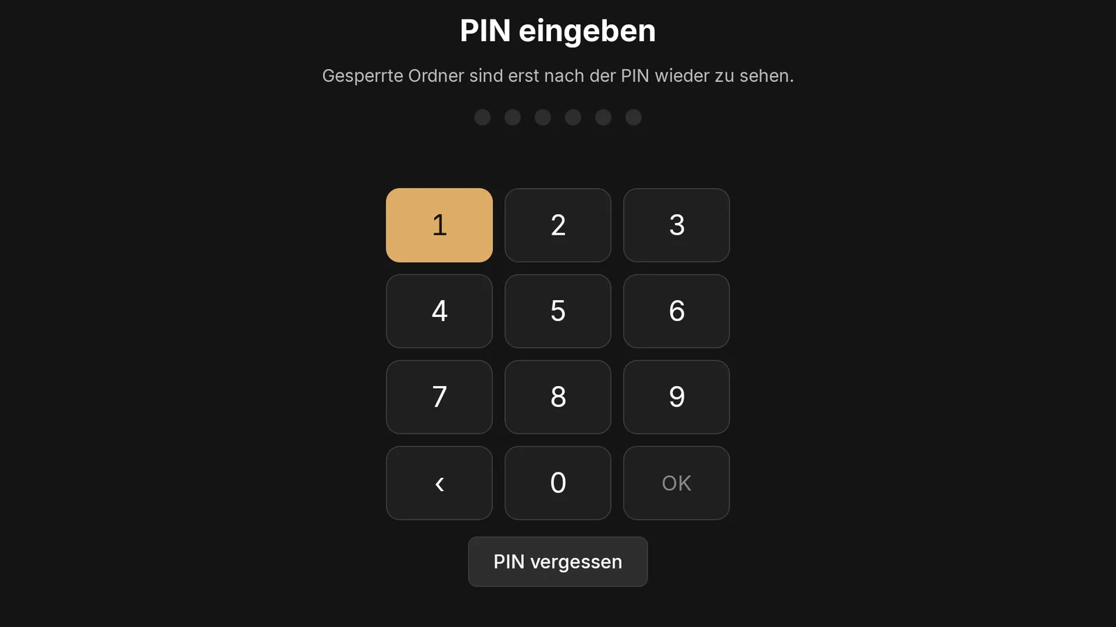 PIN-Abfrage der Kindersicherung am Fernseher
